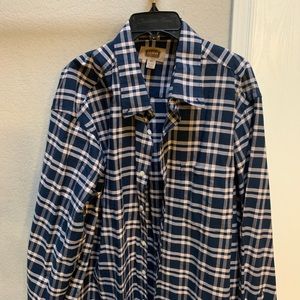 Men’s big and tall flannel